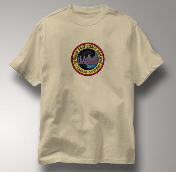Florida East Coast T Shirt FEC Flagler System TAN Railroad T Shirt Train T Shirt FEC Flagler System T Shirt