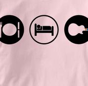 Guitar Hero T Shirt Eat Sleep Play PINK Obsession T Shirt Guitar T Shirt Gear T Shirt Eat Sleep Play T Shirt