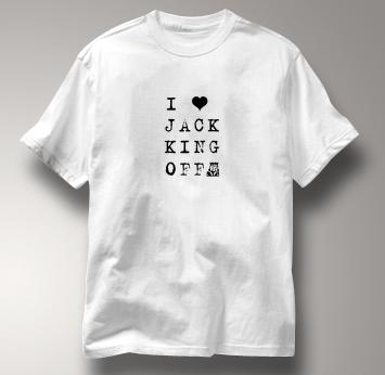 Poker T Shirt Jack King Off WHITE Texas Holdem T Shirt Jack King Off T Shirt