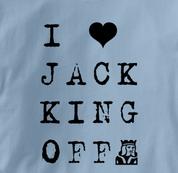 Poker T Shirt Jack King Off BLUE Texas Holdem T Shirt Jack King Off T Shirt