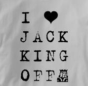 Poker T Shirt Jack King Off GRAY Texas Holdem T Shirt Jack King Off T Shirt