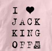 Poker T Shirt Jack King Off PINK Texas Holdem T Shirt Jack King Off T Shirt