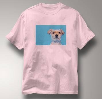 Jack Russell Terrier T Shirt Portrait PINK Dog T Shirt Portrait T Shirt