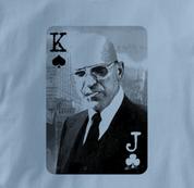 Poker T Shirt BLUE Texas Holdem T Shirt Kojak T Shirt