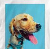 Labrador Retriever T Shirt Portrait WHITE Dog T Shirt Portrait T Shirt