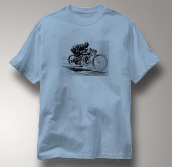 Motorcycle T Shirt Motor Guy 2 BLUE Cycling T Shirt Motor Guy 2 T Shirt
