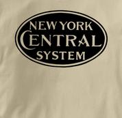 New York Central Lines T Shirt System TAN Railroad T Shirt Train T Shirt System T Shirt