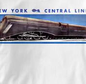 New York Central Lines T Shirt Commodore Vanderbilt WHITE Railroad T Shirt Train T Shirt Commodore Vanderbilt T Shirt