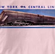 New York Central Lines T Shirt Commodore Vanderbilt PINK Railroad T Shirt Train T Shirt Commodore Vanderbilt T Shirt