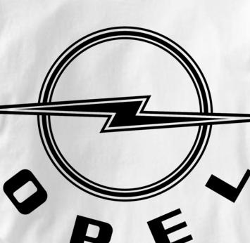 Opel Vintage Logo Lightning Car Auto T Shirt XL  