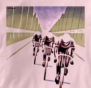 Bicycle T Shirt Paris Soir PINK Cycling T Shirt Paris Soir T Shirt
