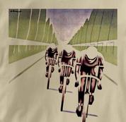 Bicycle T Shirt Paris Soir TAN Cycling T Shirt Paris Soir T Shirt