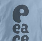 Peace T Shirt P EA CE BLUE P EA CE T Shirt