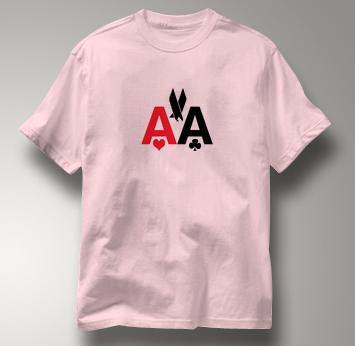 Poker T Shirt American Airlines AA PINK Texas Holdem T Shirt American Airlines AA T Shirt