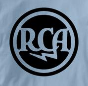 RCA T Shirt Classic Lightning Logo BLUE Gear T Shirt Classic Lightning Logo T Shirt