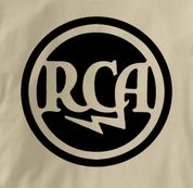 RCA T Shirt Classic Lightning Logo TAN Gear T Shirt Classic Lightning Logo T Shirt