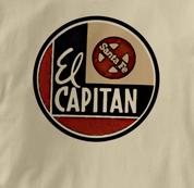 Santa Fe T Shirt El Capitan TAN Railroad T Shirt Train T Shirt El Capitan T Shirt