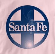 Santa Fe T Shirt Railway Logo PINK Railroad T Shirt Train T Shirt Railway Logo T Shirt