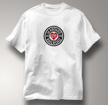 Seaboard Railroad T Shirt Air Line Heart of the South WHITE Train T Shirt Air Line Heart of the South T Shirt