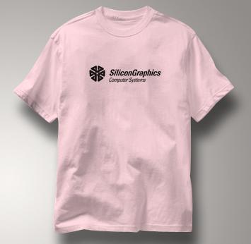 Silicon Graphics Computer T Shirt PINK Geek T Shirt
