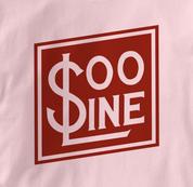SOO Line T Shirt Railway Logo PINK Railroad T Shirt Train T Shirt Railway Logo T Shirt