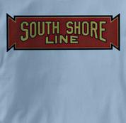 South Shore Line T Shirt Vintage BLUE Railroad T Shirt Train T Shirt Vintage T Shirt