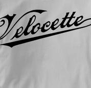 Velocette Motorcycle T Shirt Vintage Logo GRAY British Motorcycle T Shirt Vintage Logo T Shirt