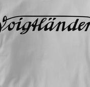 Voigtlander Camera T Shirt Vintage Logo GRAY Vintage Logo T Shirt
