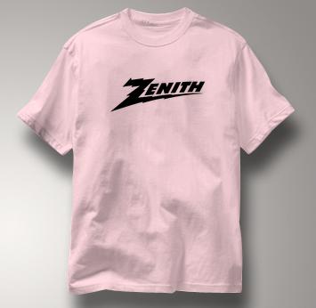 Zenith T Shirt Classic Logo PINK Gear T Shirt Classic Logo T Shirt