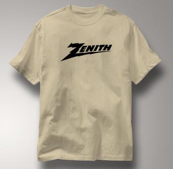 Zenith T Shirt Classic Logo TAN Gear T Shirt Classic Logo T Shirt