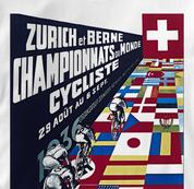 Bicycle T Shirt Zurich 1936 WHITE Cycling T Shirt Zurich 1936 T Shirt